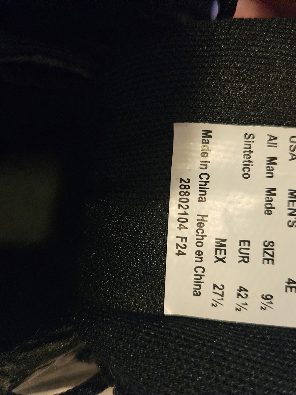Athletic Works Men’s Black Lace-Up Sneakers - Picture 3 of 4